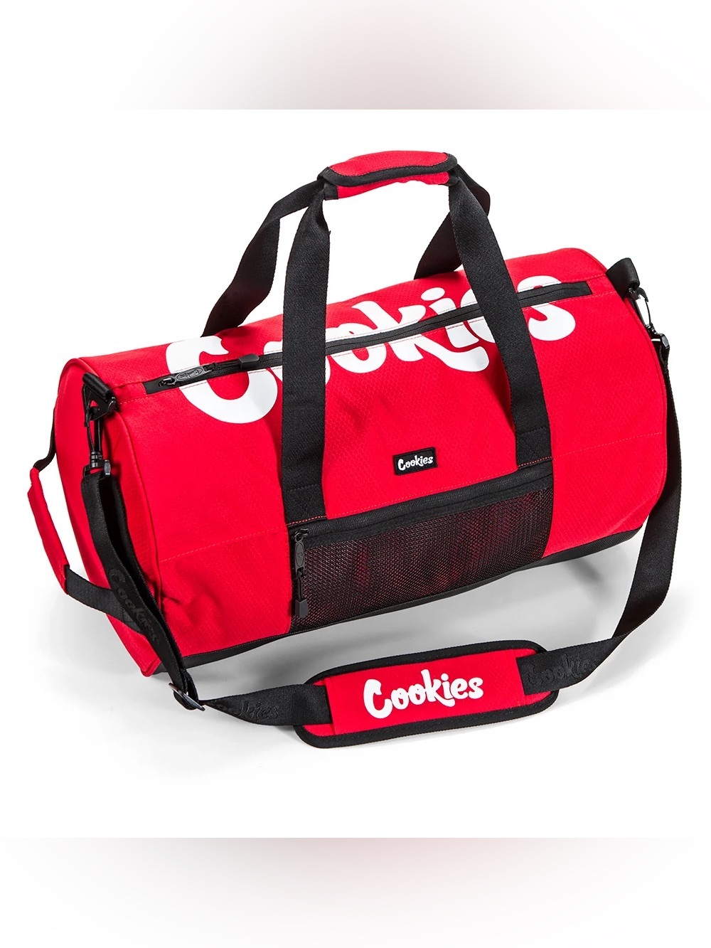 Cookies SF Summit Ripstop Red Duffle Bag
